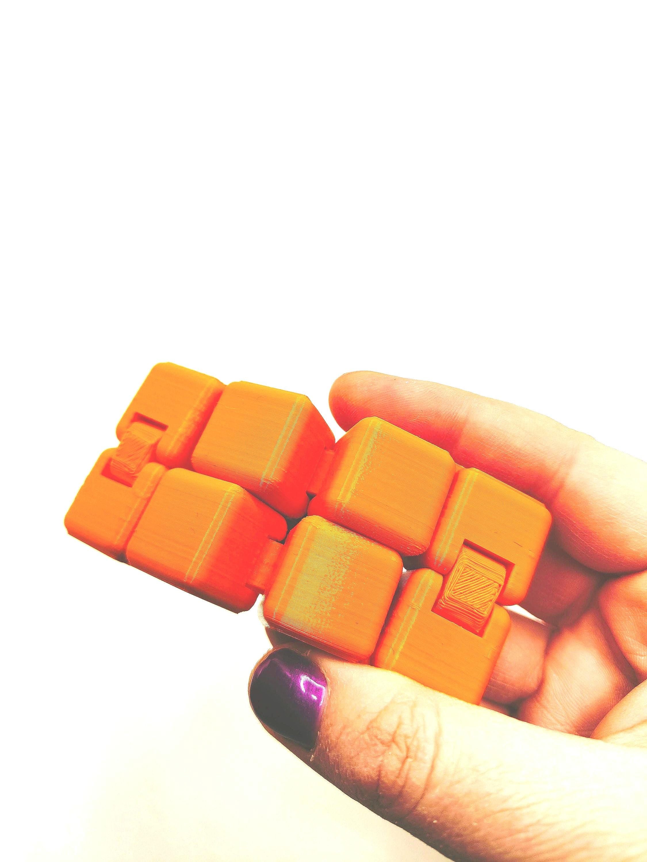 Infinity cube Fidget Toy | 3D Printed Fidget Desk Toy | ADHD Tinker Toy, Autism Sensory Tool | anxiety tool